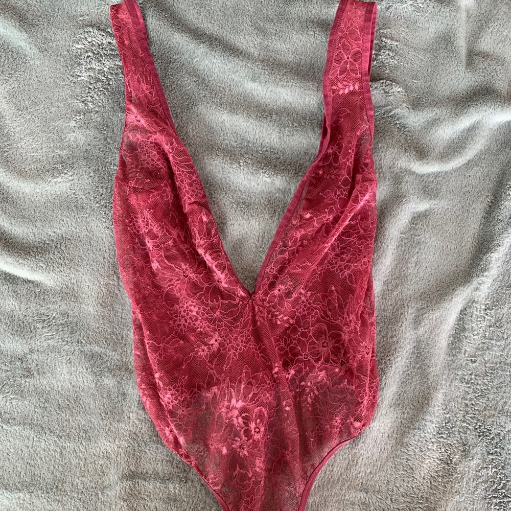Red sheer Intimate bodysuit